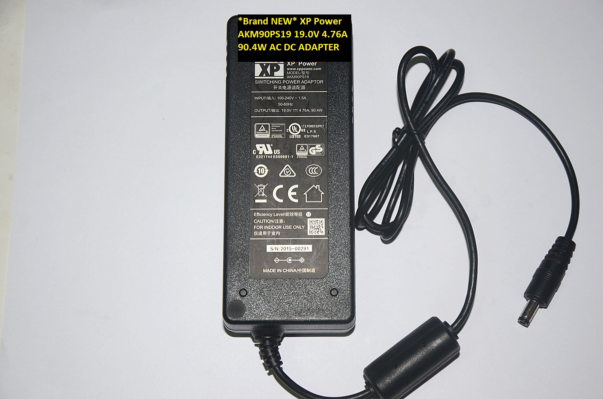 *Brand NEW* 19.0V 4.76A 90.4W AC DC ADAPTER XP Power AKM90PS19